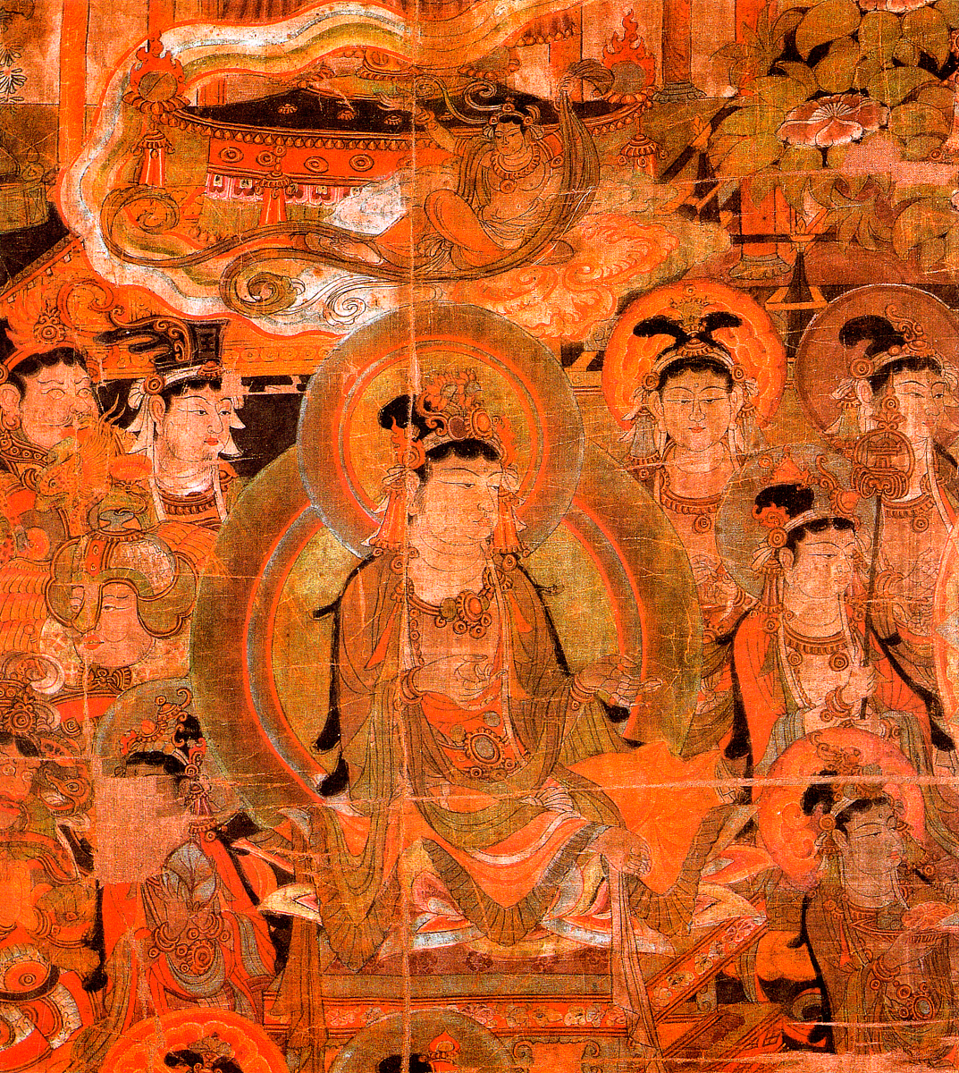 唐(9世纪),绢本着色.