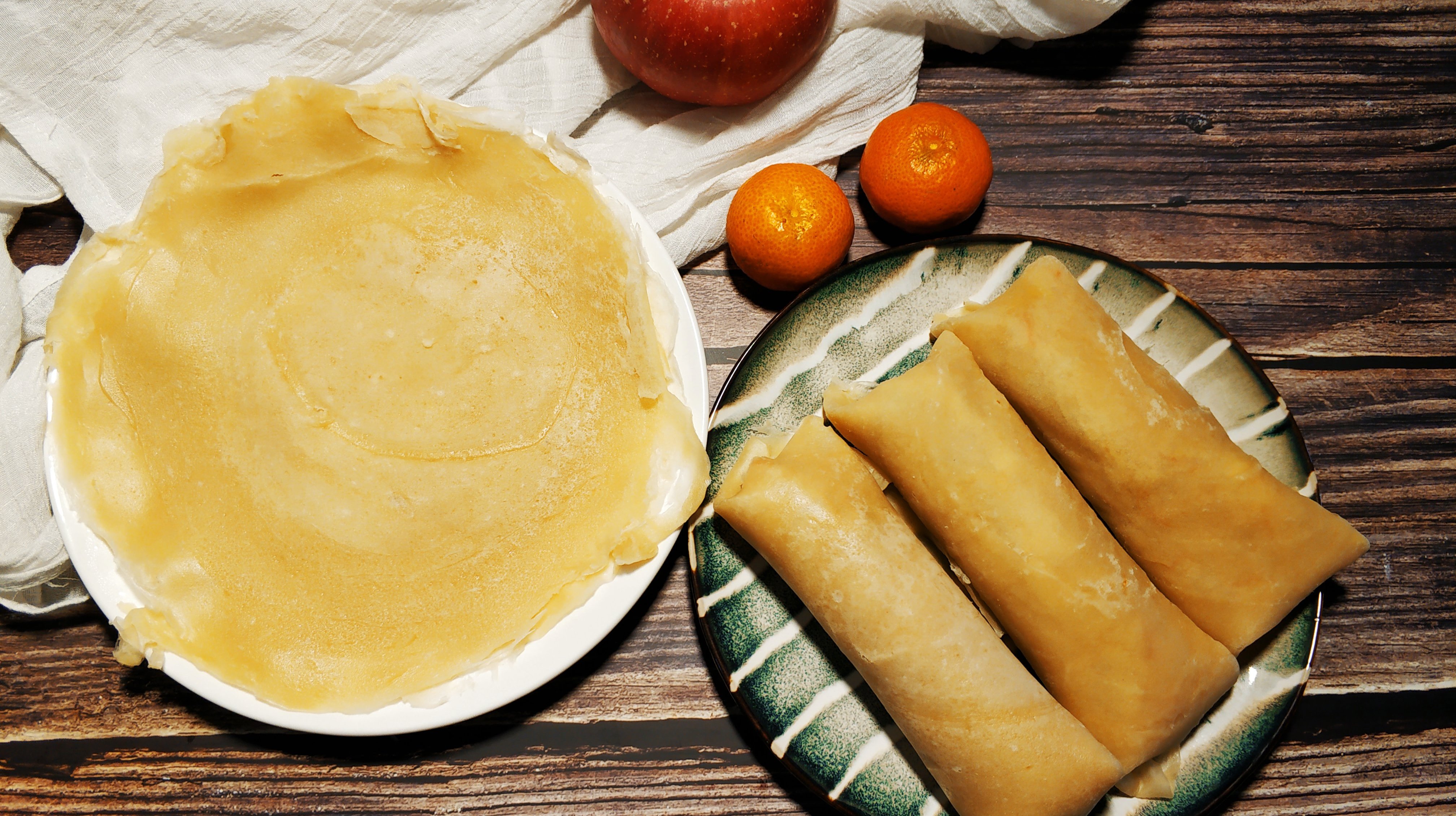 教你在家做出又薄又好的春卷皮,做法简单,一学就会