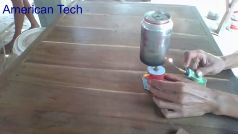 教你用易拉罐和蜡烛制作一个简单的蒸汽机