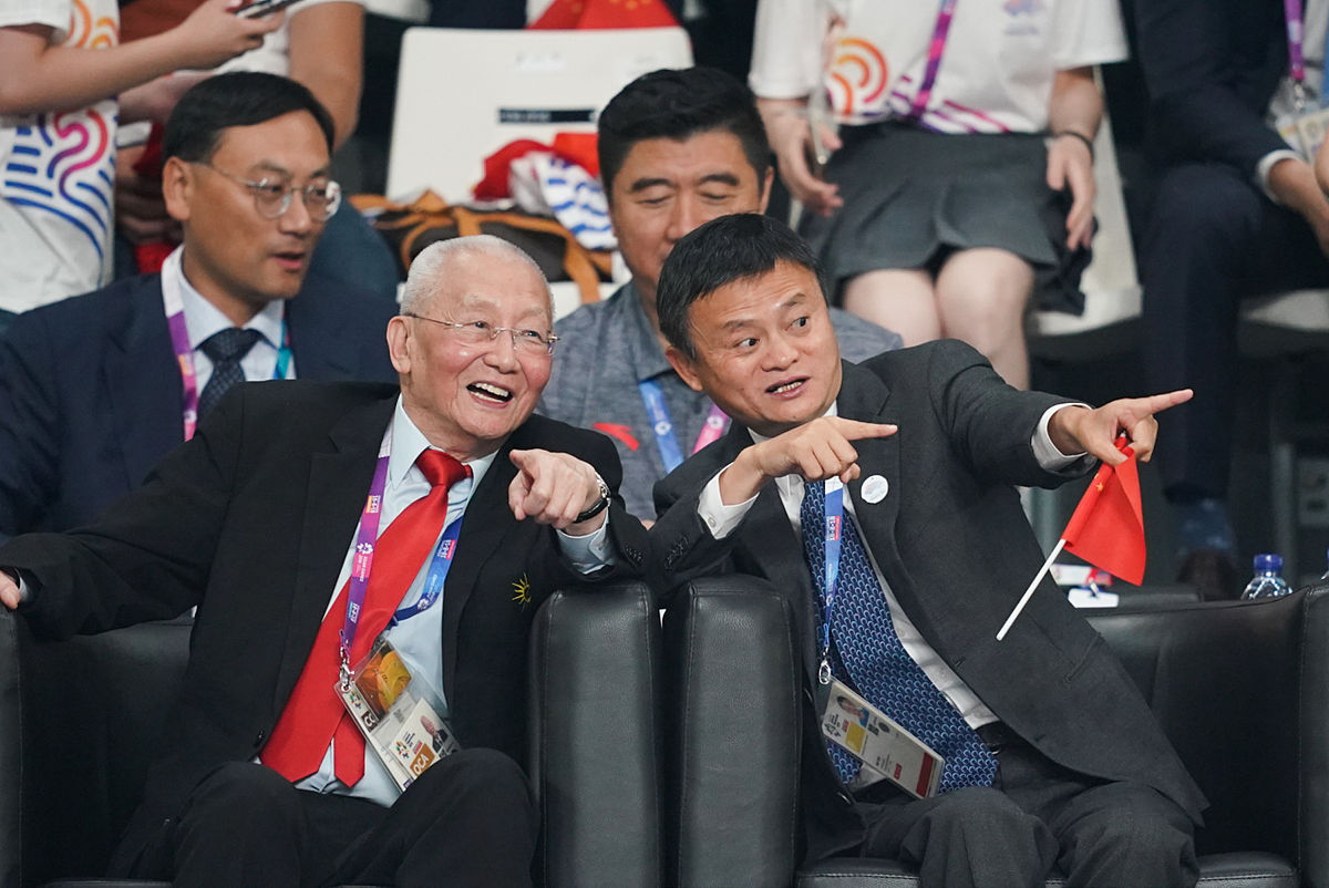 2018年9月1日,印尼,2018雅加达亚运会女排决赛,中国vs泰国.马云