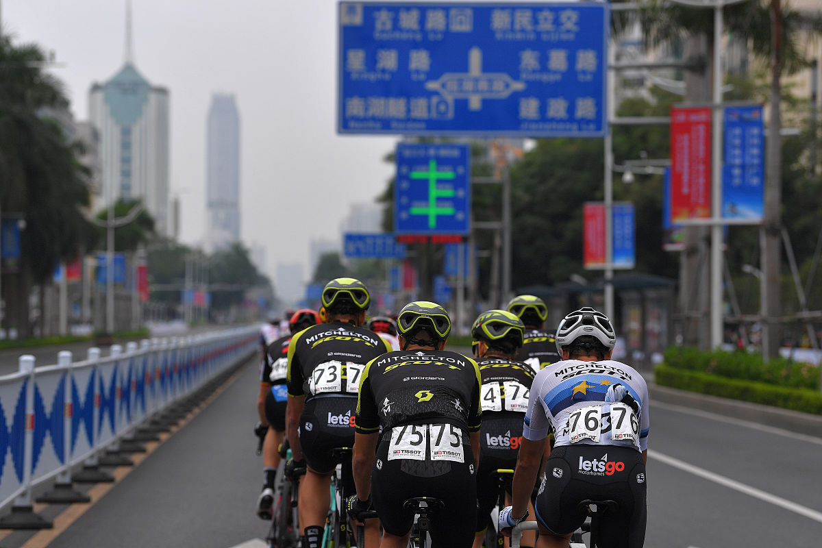 2018年10月18日,广西南宁,2018环广西公路自行车世界巡回赛第3赛段赛