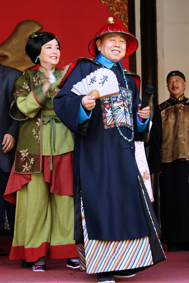 2013年9月20日,北京,古装喜剧电影《毛驴县令》在北京怀柔举行盛大的