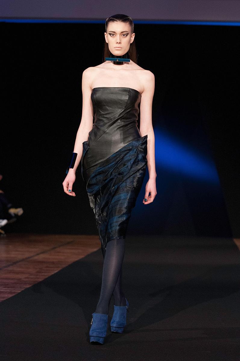 paris, france - march 05:  a model walk the catwalk during the f