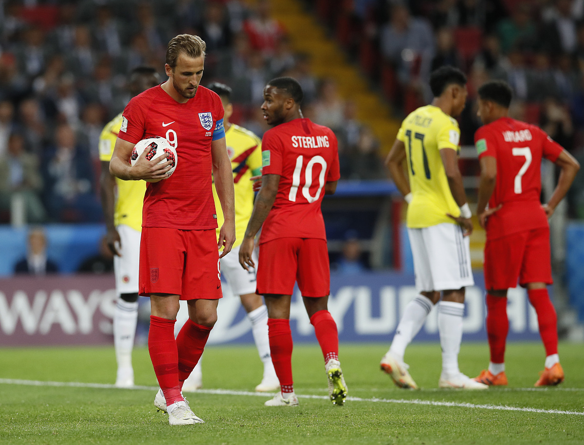 2018俄罗斯世界杯1/8决赛:哥伦比亚4-5(点球3-4)英格兰