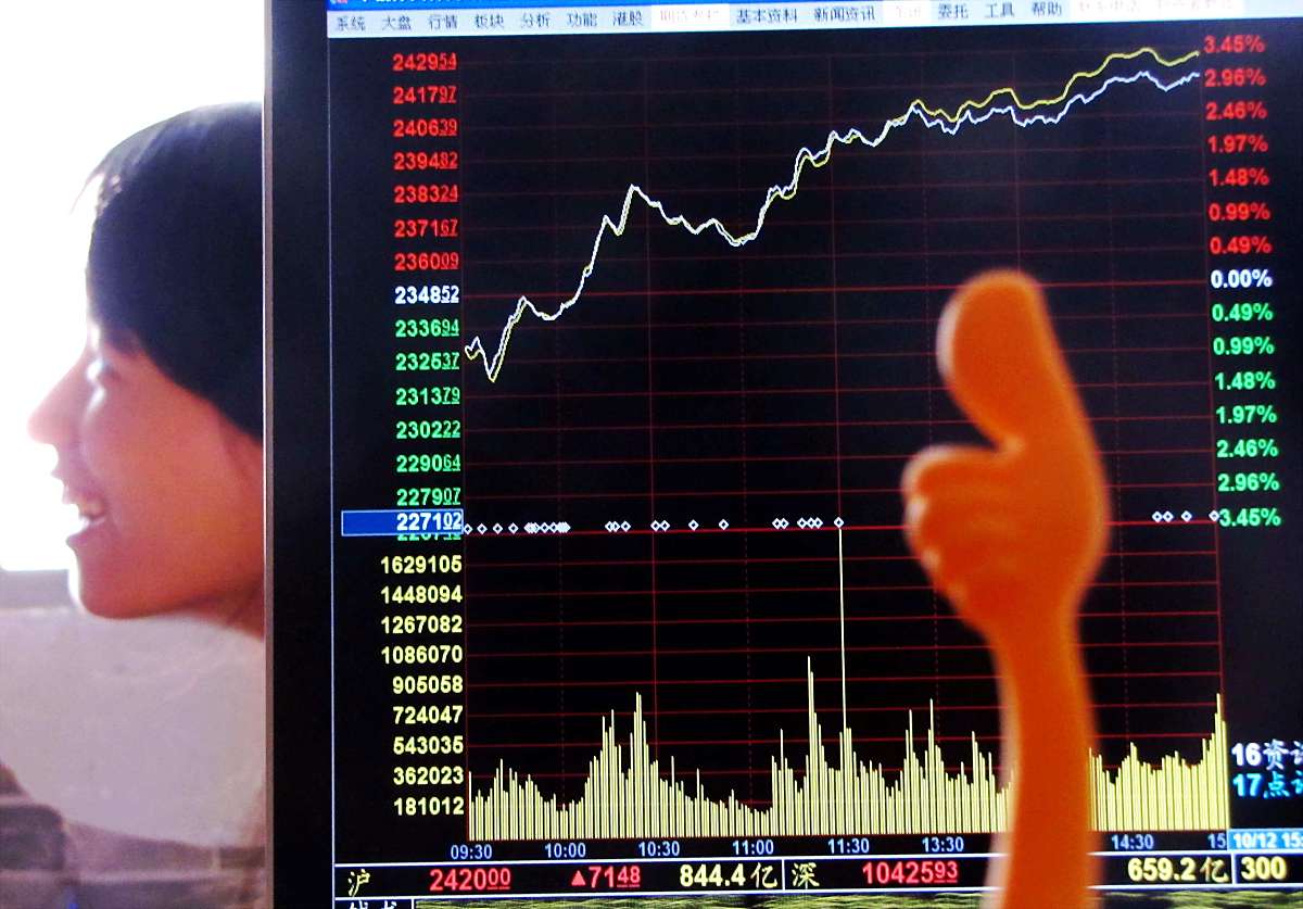 改写这段话，使其语义更加丰富：股票价格出现突发性剧烈波动，甚至大幅下跌