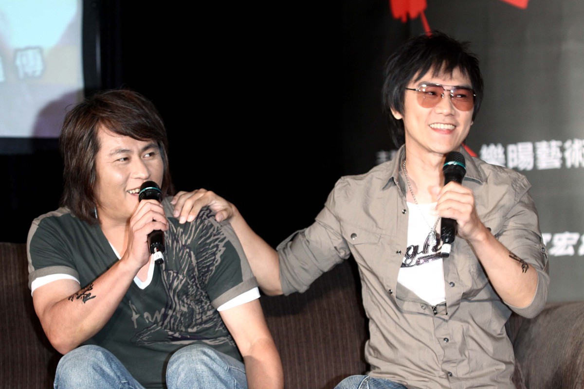 2010年8月23日,台北,"风火山林rock4"演唱会记者会.***_***+++_+++摇