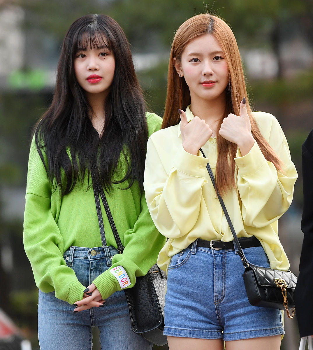 2019年3月29日,韩国首尔,明星出演《音乐银行》.(g)i-dle(su jin-mi y
