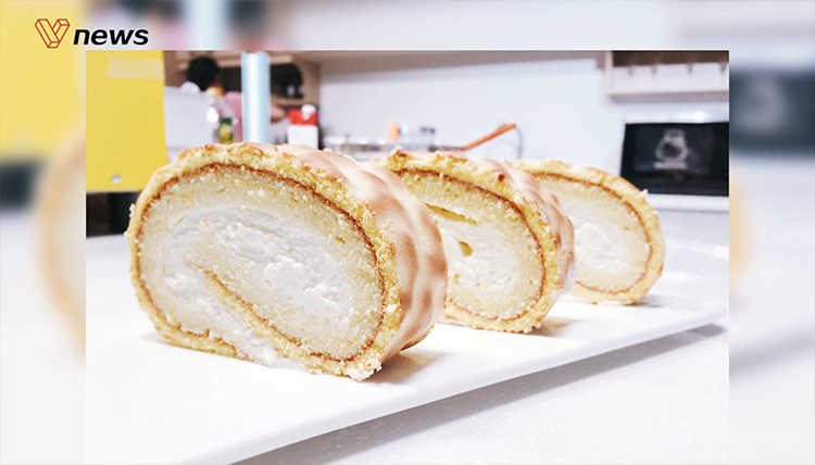 嫩食记:一招学会制作美味虎皮蛋糕卷