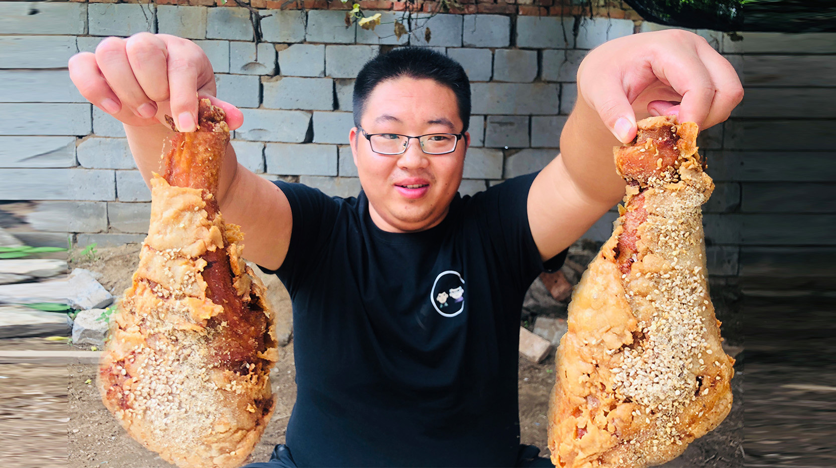 自制全网最大的炸鸡腿,奥尔良口味,一人只能吃一根!