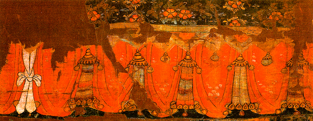***_***敦煌藏经洞流失海外的绘画珍品(经变):报恩经变相图局部,画面