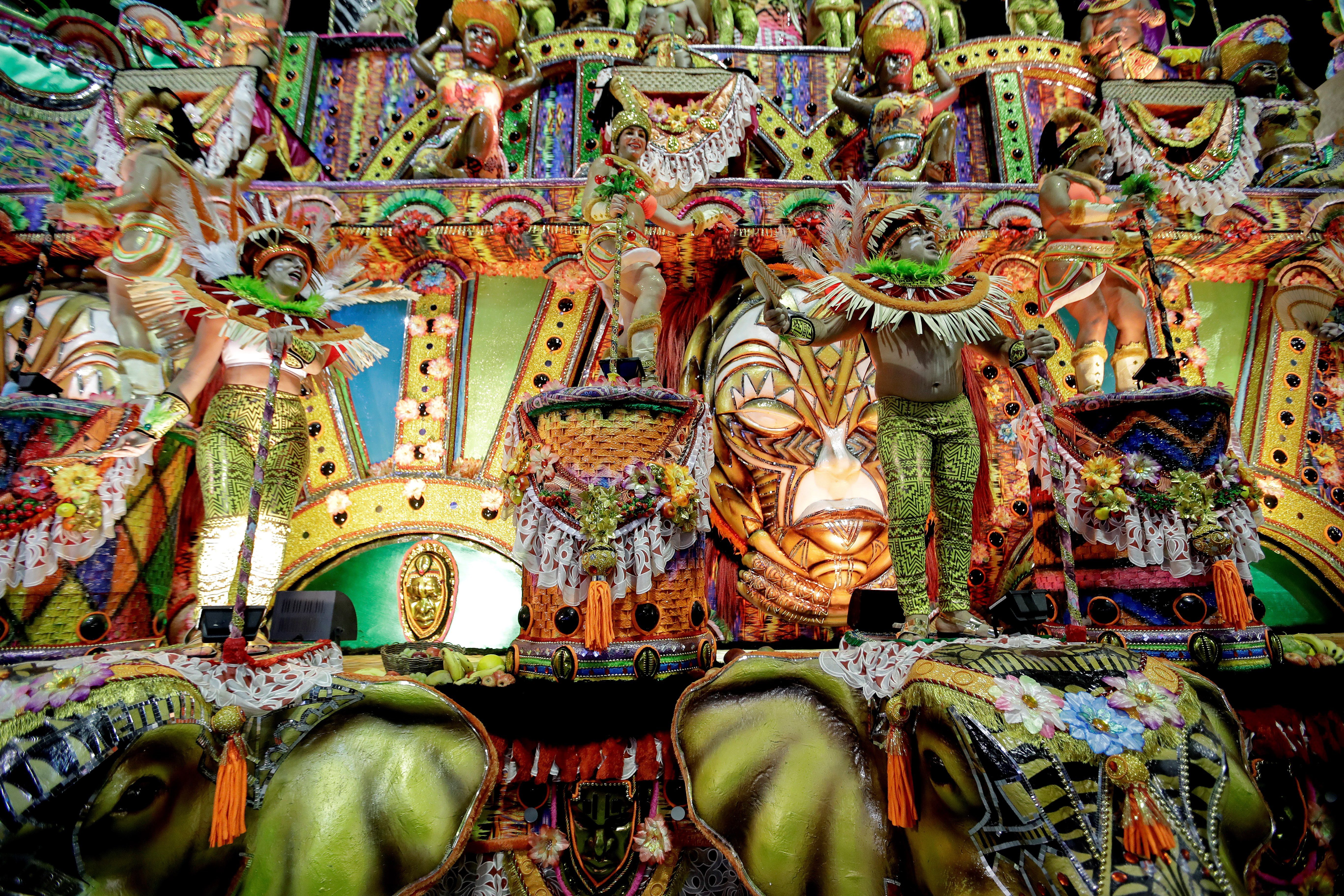 巴西圣保罗狂欢节开幕(3)