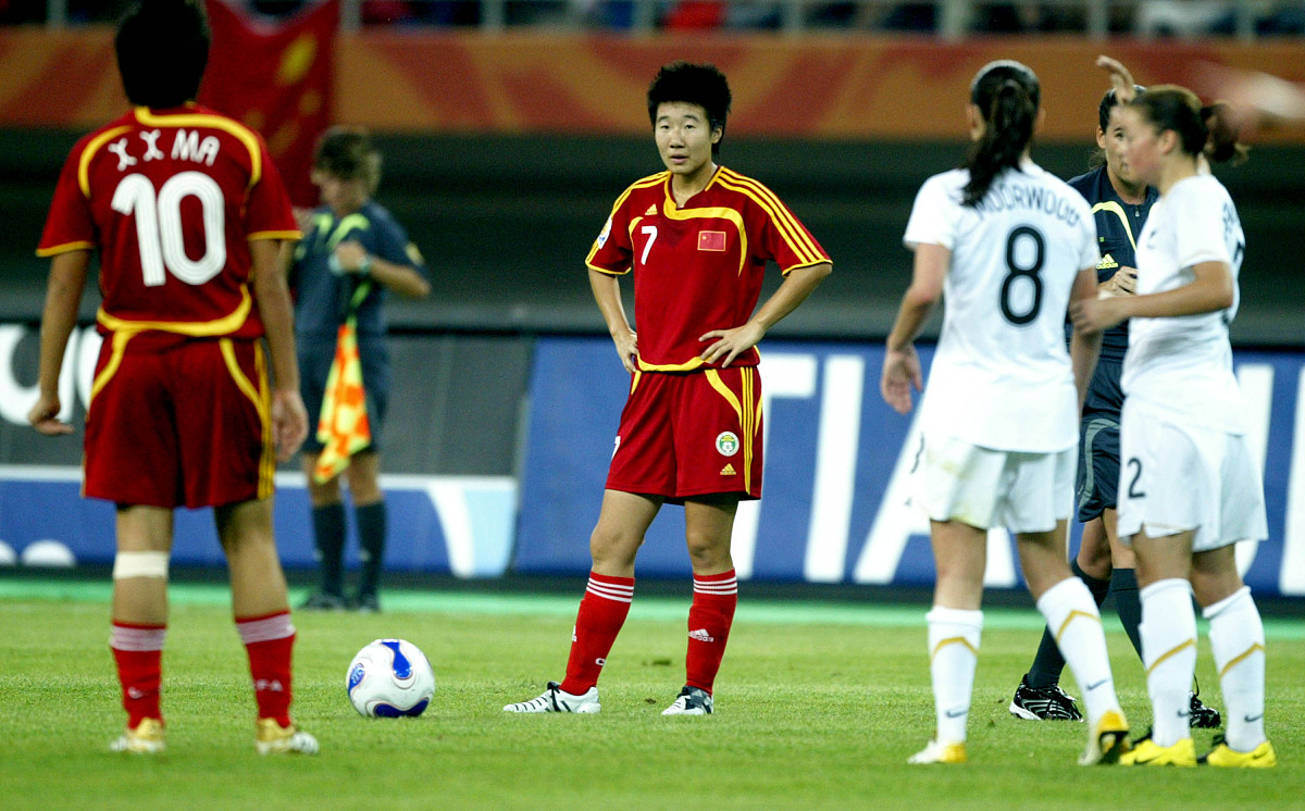 2007年9月20日,中国天津,2007女足世界杯d组比赛,中国国家女子足球队2