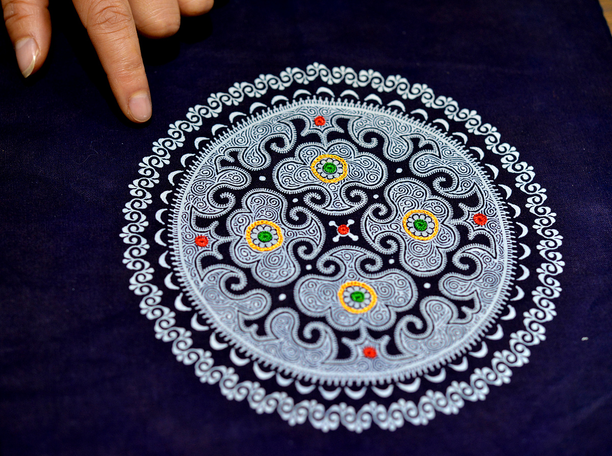 黎族苗族图案美甲：传承文化，彰显个性