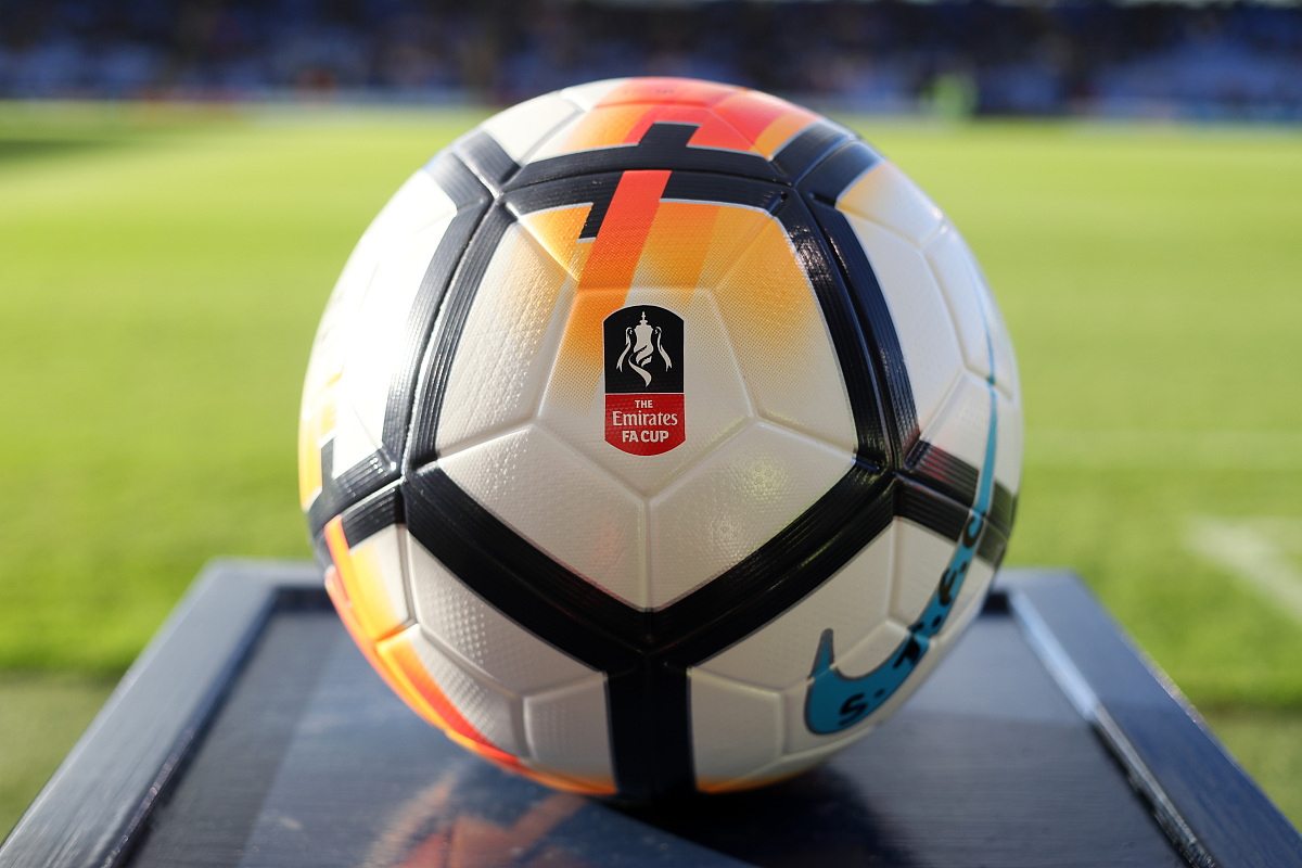shrewsbury, england - november 04: nike ordem fa cup ballduring 