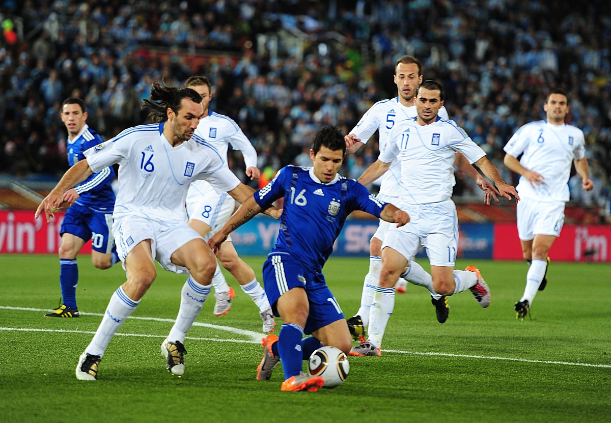 2010年6月22日,南非波罗瓜尼,2010世界杯b组末轮,阿根廷vs希腊.***_**