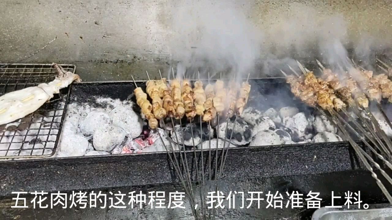 秘制五花肉教程,烧烤店爆款!