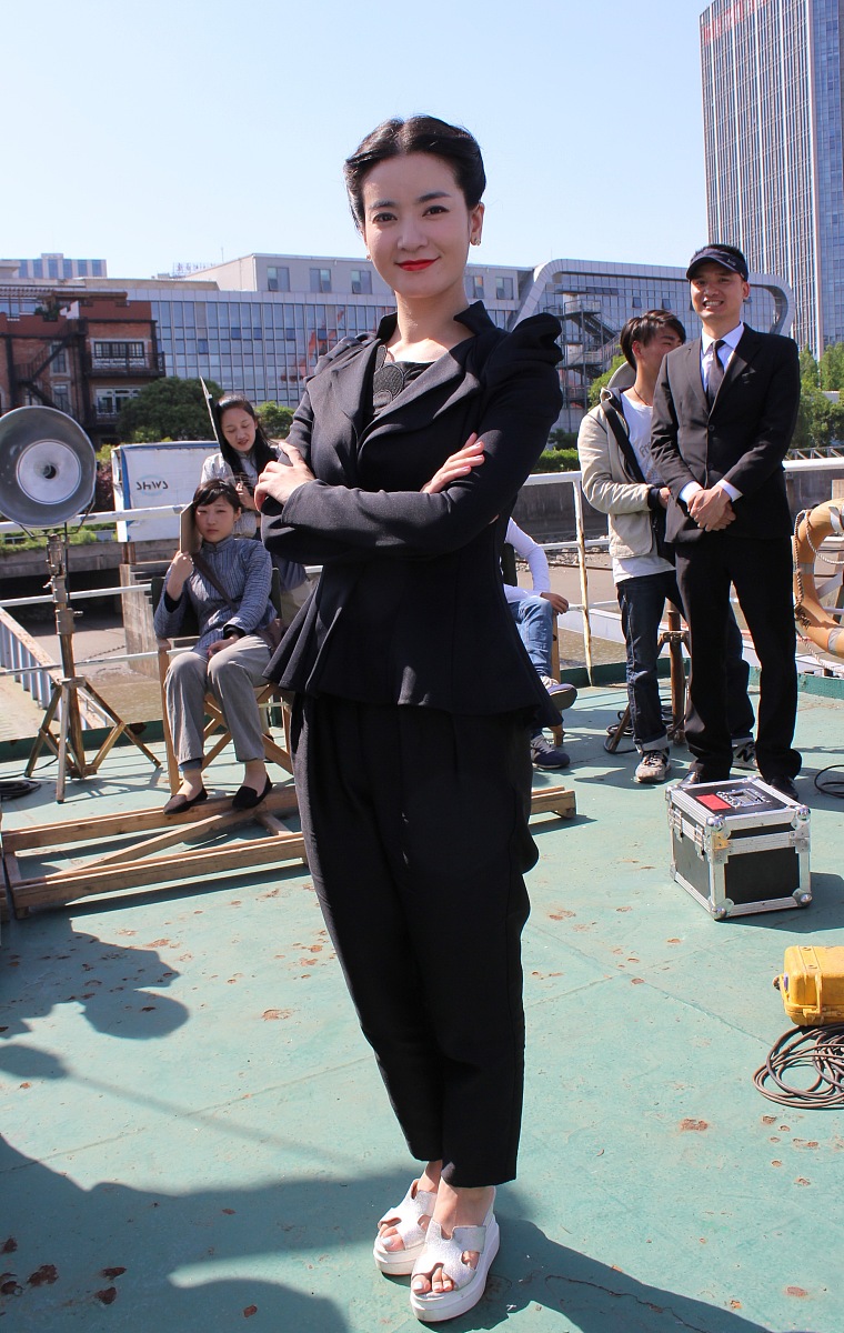 2015年5月12日,上海,年代爆笑喜剧《明星时代》在沪开放媒体探班.***_