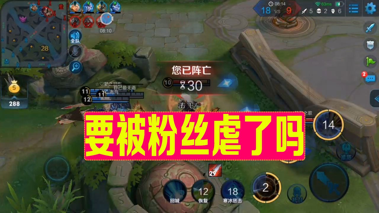 王者荣耀:粉丝说要虐我,吓得我赶紧拿出了神器英雄