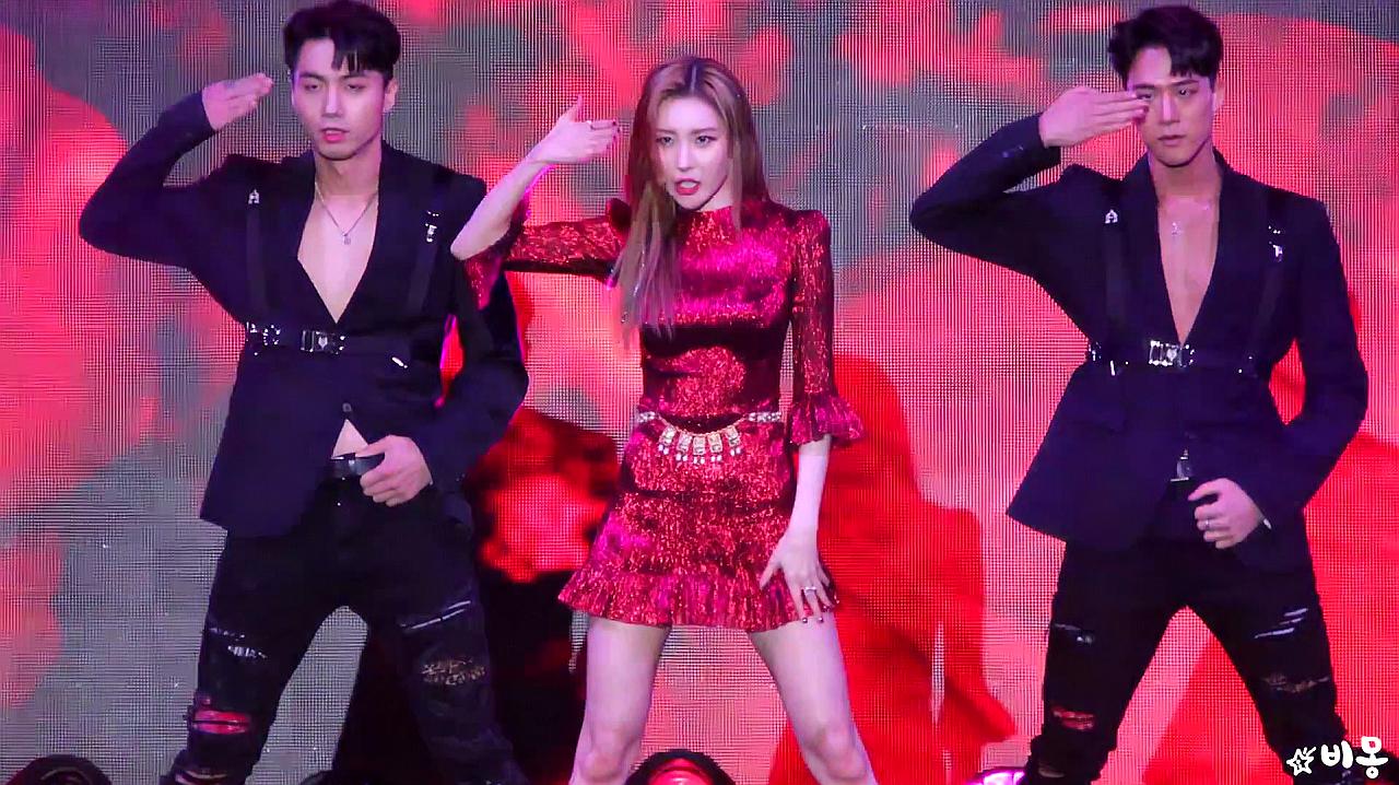 [图]宣美Sunmi《Siren+Gashina》完美现场,不愧是韩国第一腿精!