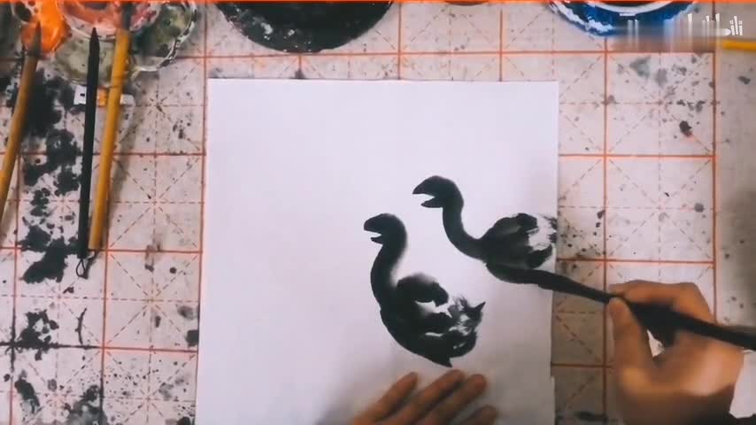 「中国画」大写意小鸭子教程