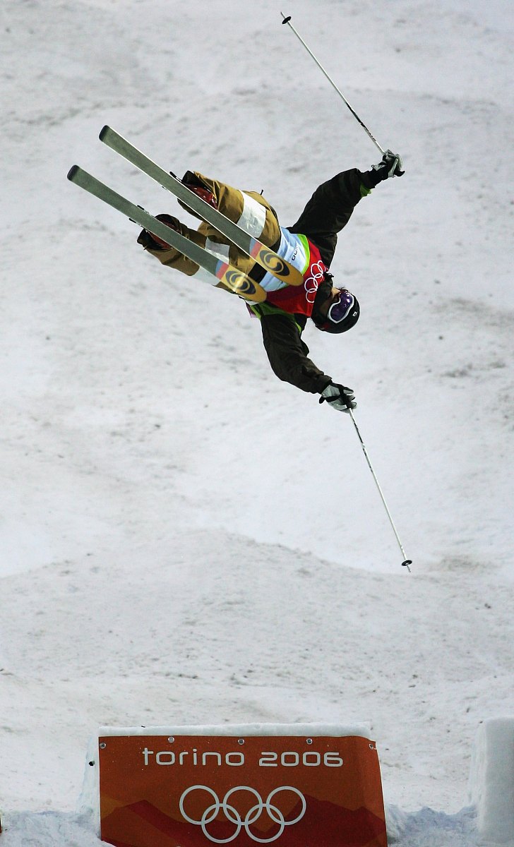 sauze d'oulx, italy - february 15:  osamu ueno of japan competes
