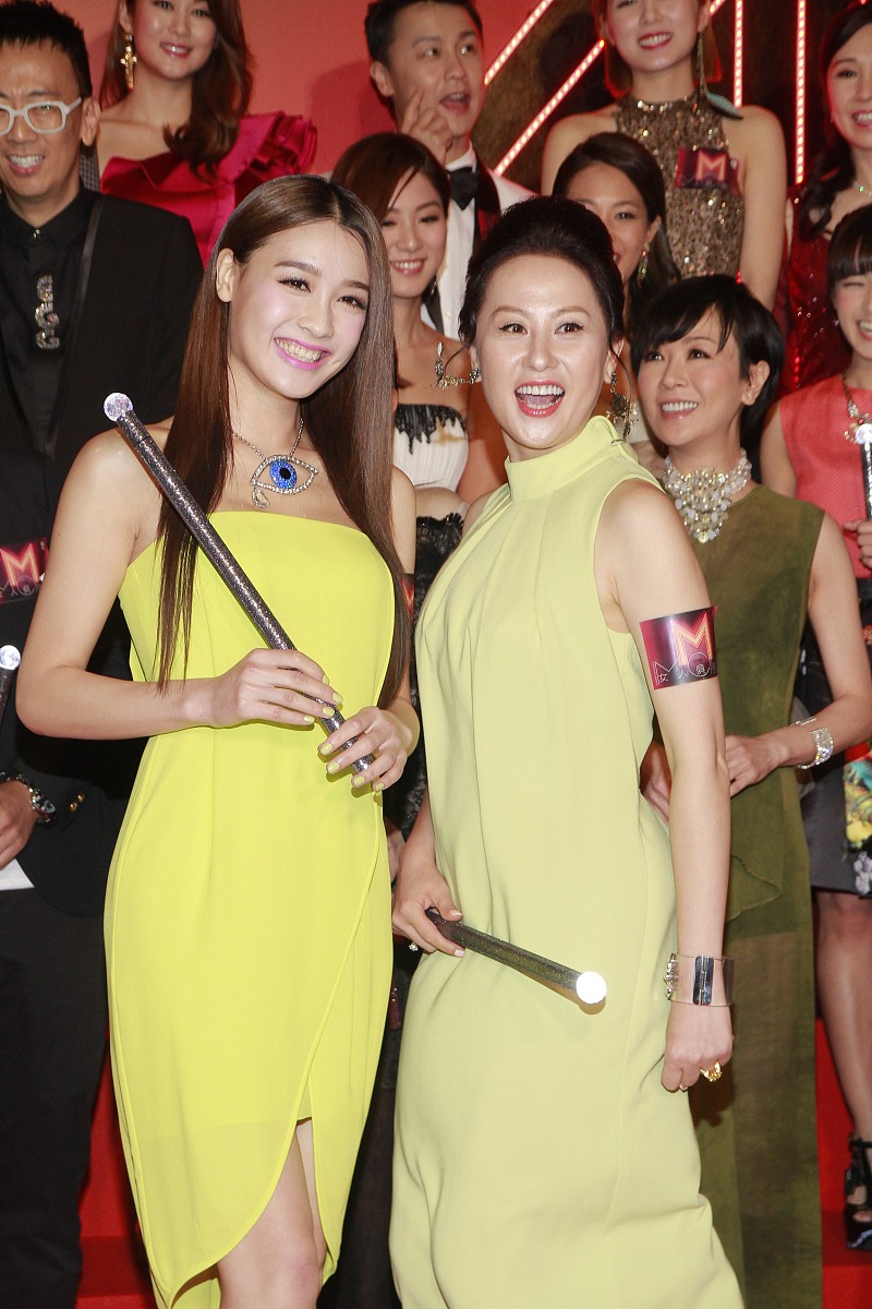 2014年4月19日,香港,无线剧集《女人俱乐部》的m club首映会.***_***