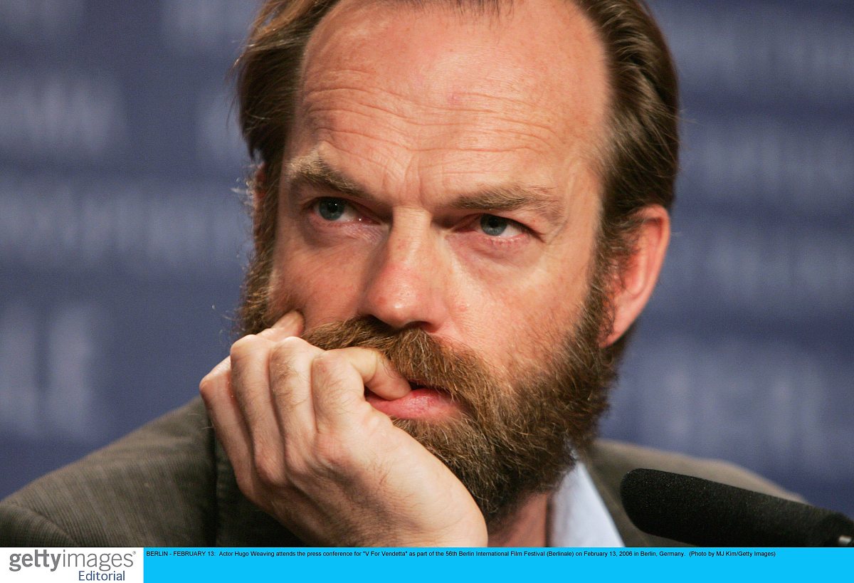 berlin - february 13:  actor hugo weaving attends the press conf