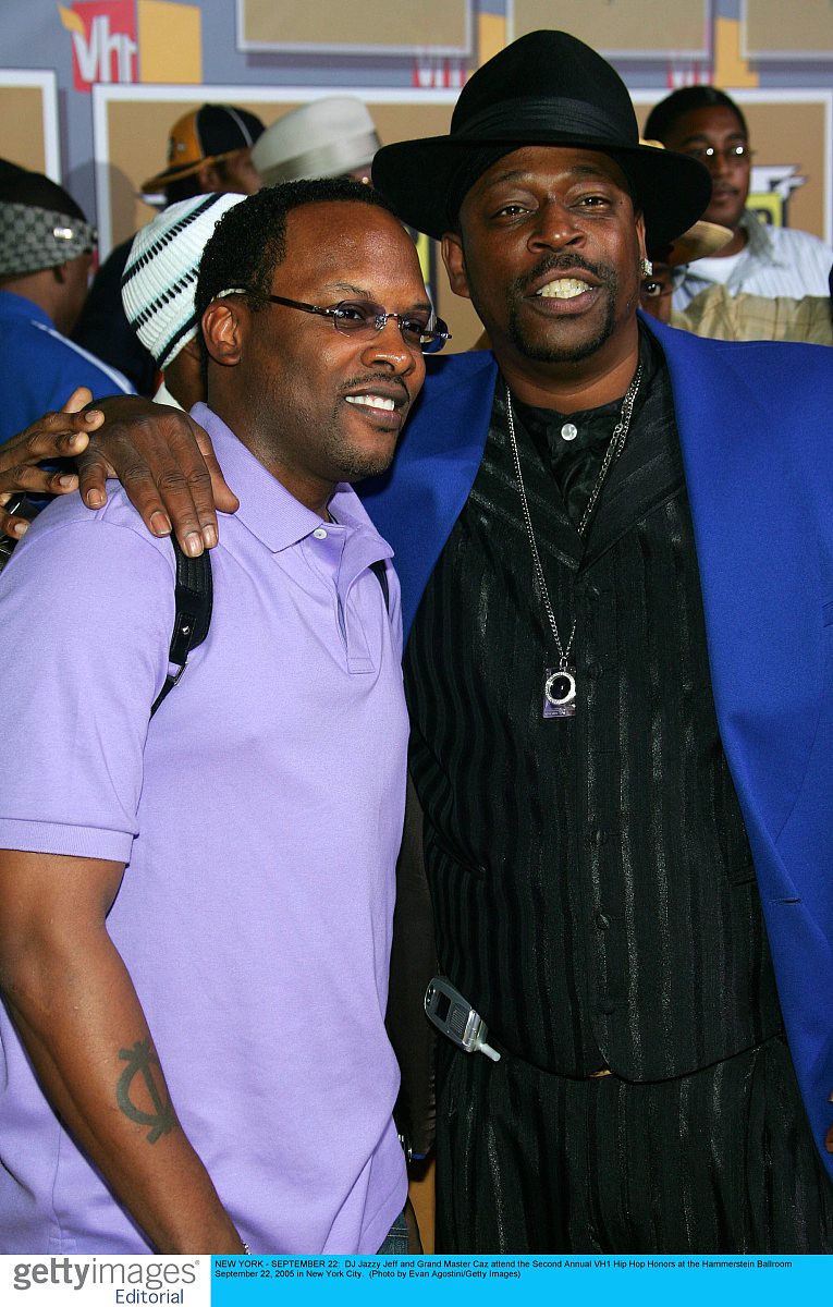 new york - september 22:  dj jazzy jeff and grand master caz att