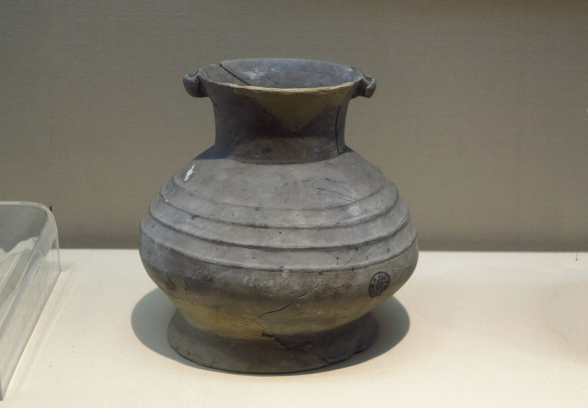 2018年11月18日 陶壶,新石器良渚文化,余杭良渚出土,浙江省博物馆"越