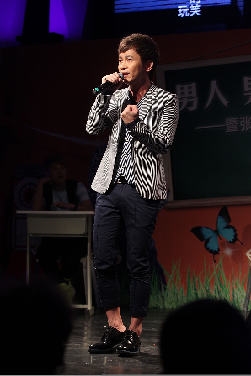 2014年05月21日讯北京,"男人,男人,向前走"音乐分享会.***_***张智成 