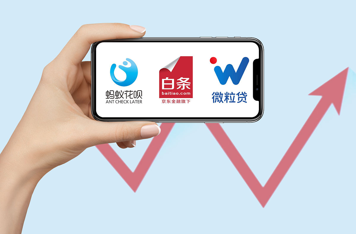 商业配图:蚂蚁花呗 京东白条 微粒贷