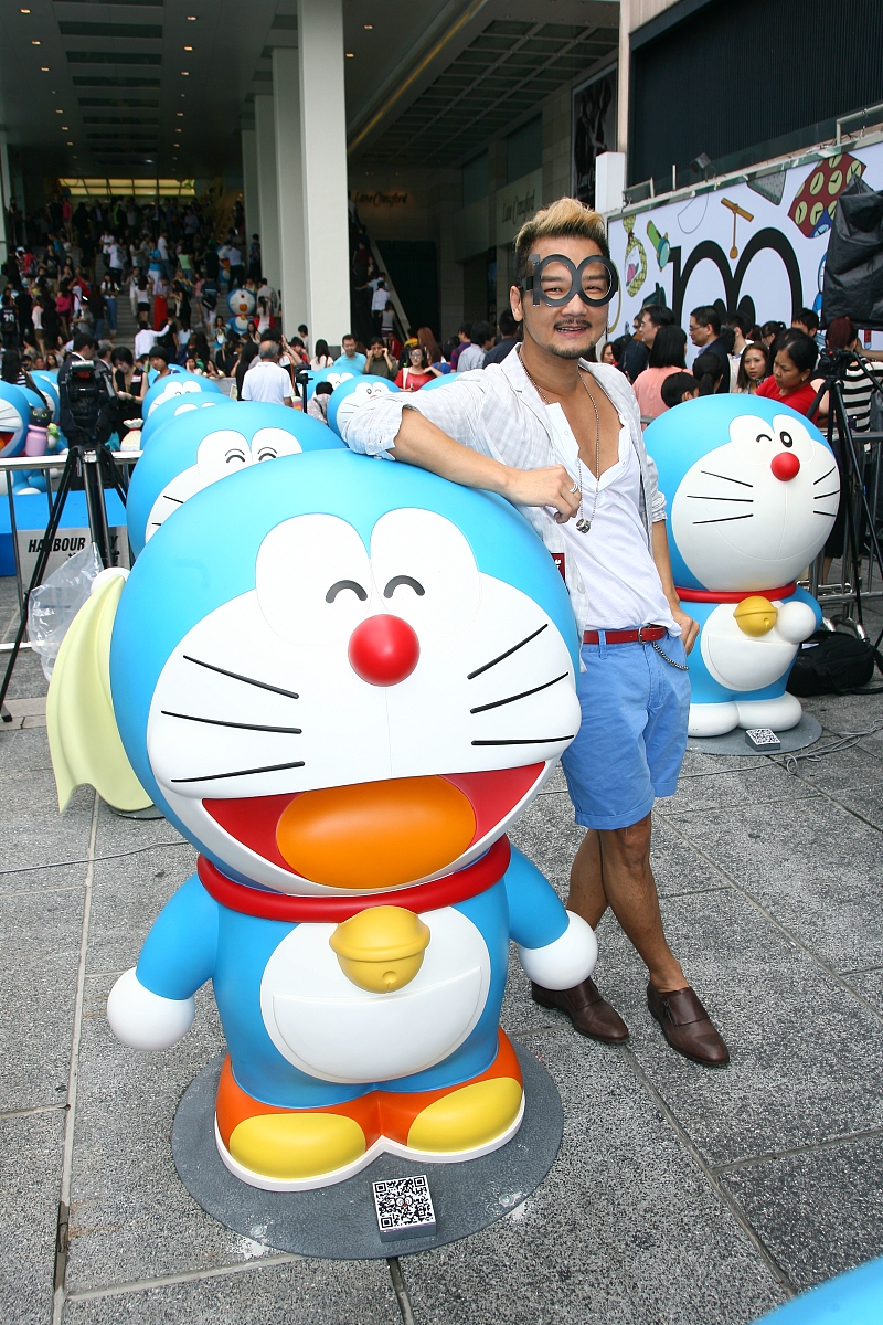 2012年8月14日,香港,明星助阵多啦a梦诞生前100年祭开幕礼 .  ***_***