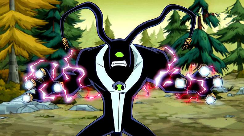 [图]Ben10:新英雄电蜥登场!可怜的变形魔,完全被克制了啊!