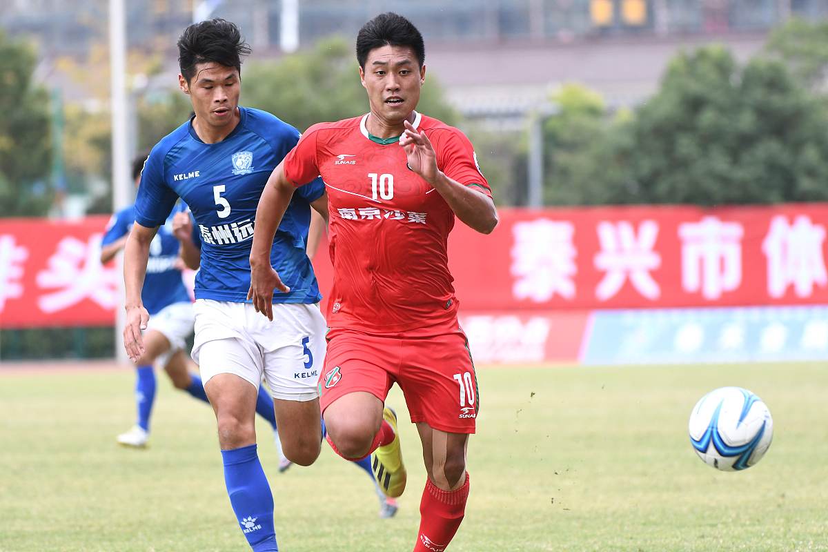 2018年10月14日,江苏泰兴,汉为体育2018中国足球协会会员协会冠军联赛