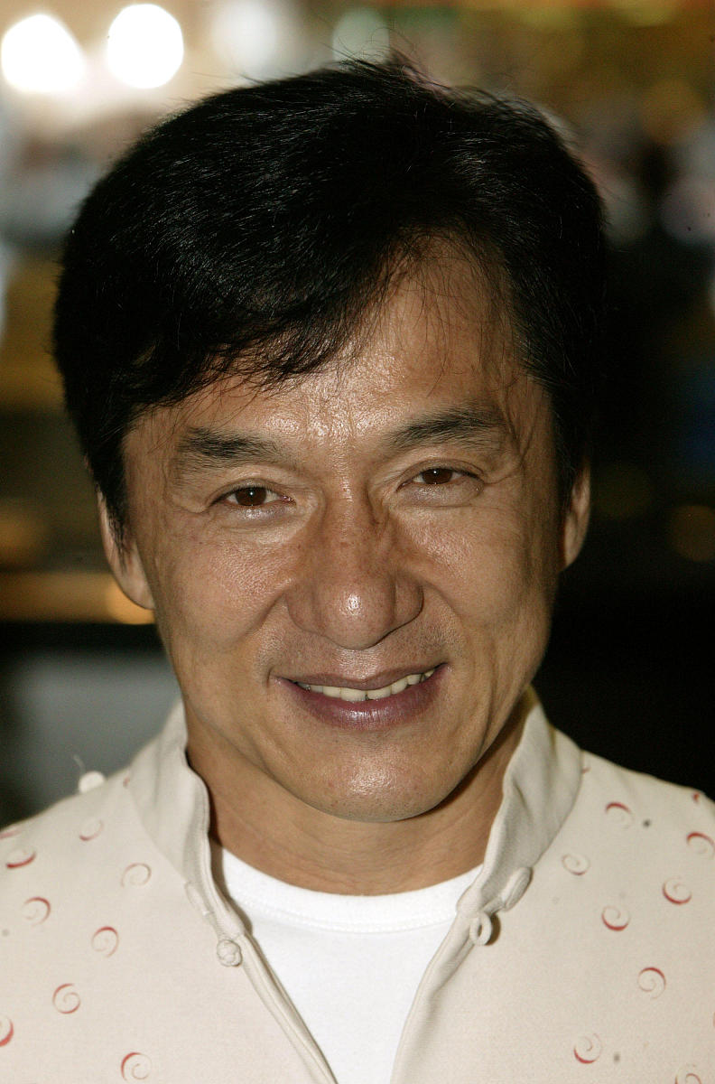london - june 22:  (uk tabloid newspapers out)  actor jackie cha