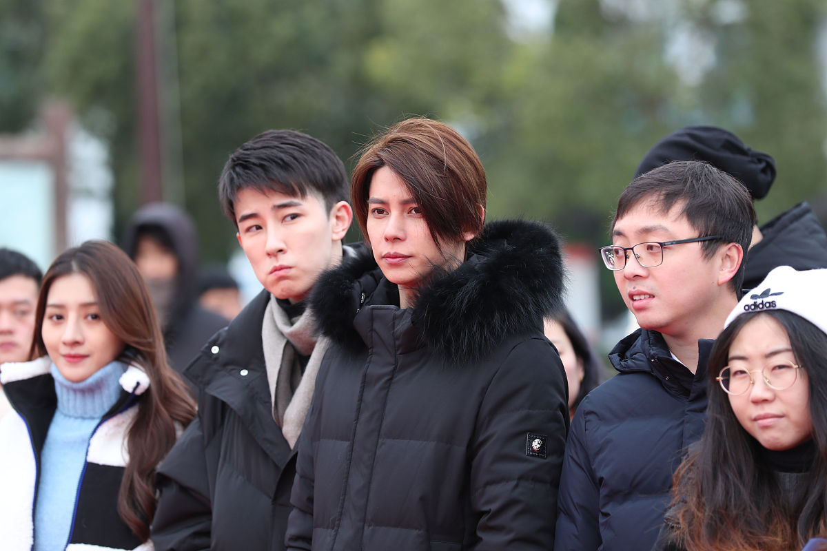 2018年12月30日,浙江宁波,超级网剧《殿下攻略》开机仪式.陈柏融
