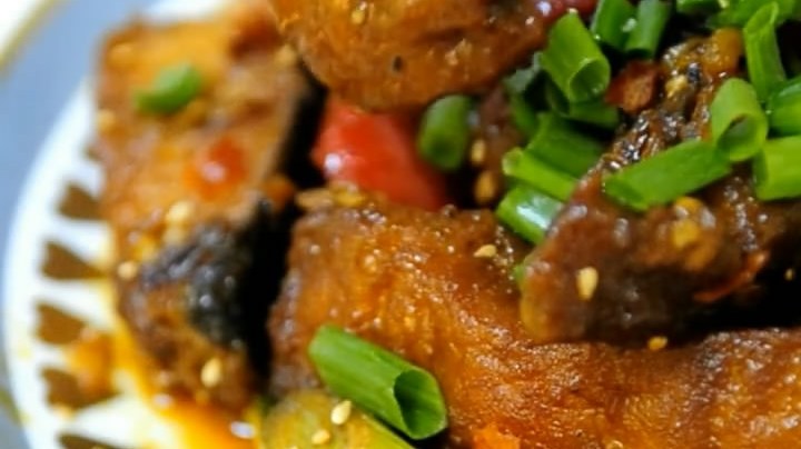 红烧鱼块的做法。