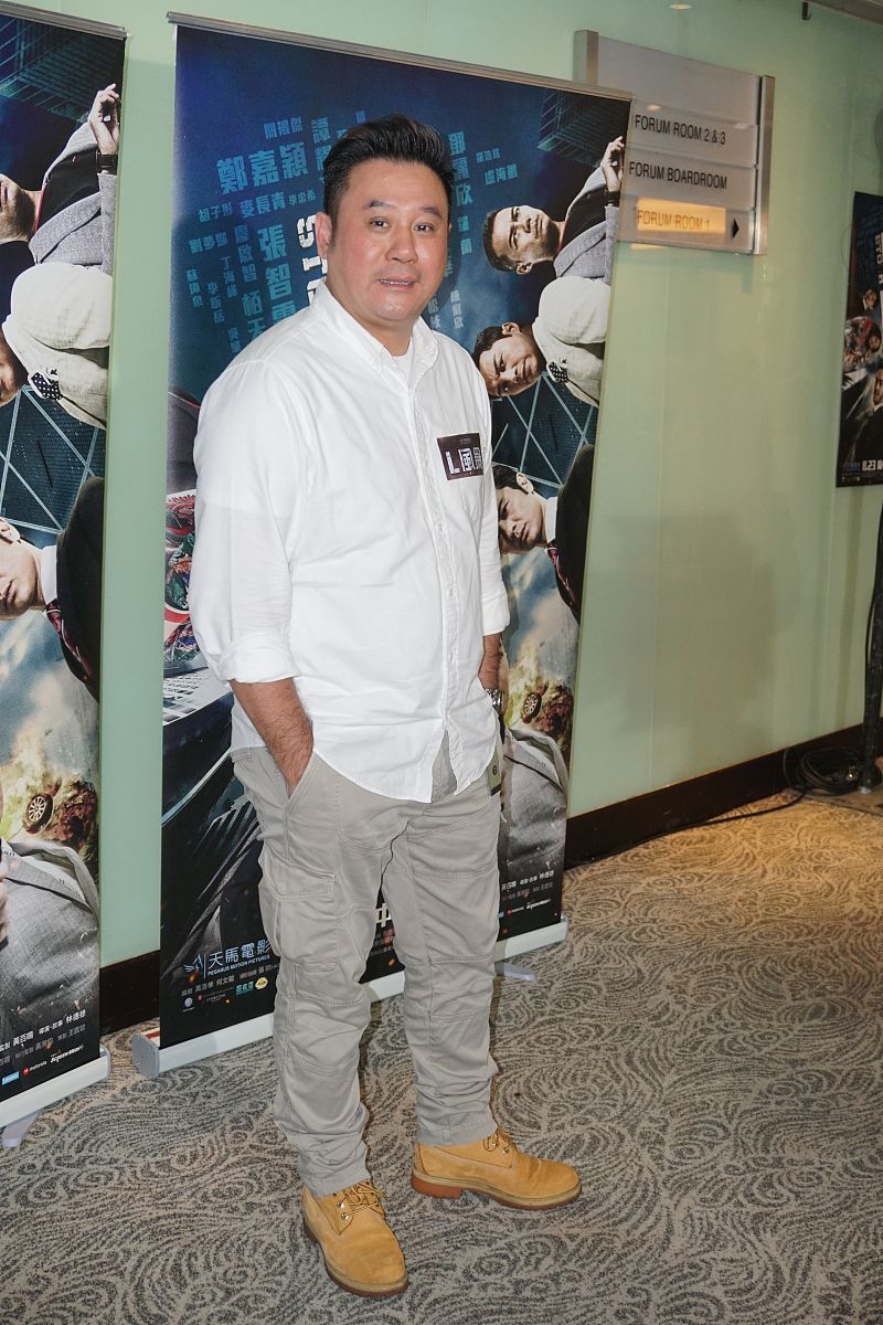 2018年9月3日,香港,明星出席《l风暴》庆功宴.麦长青