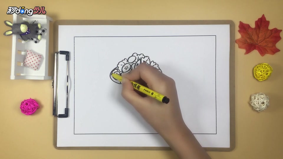 「手工」简笔画沙拉 简单好学