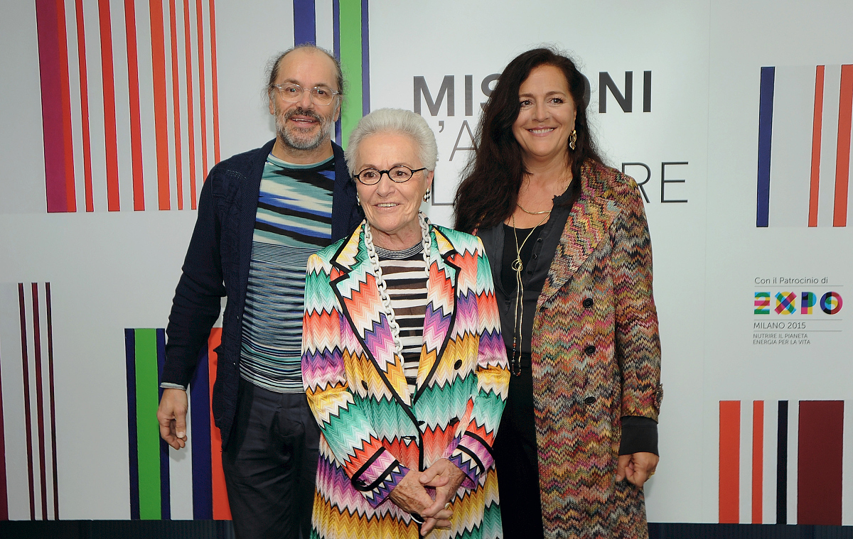 2015年4月20日讯,意大利瓦雷泽,当地时间4月19日,"missoni, l'arte,  