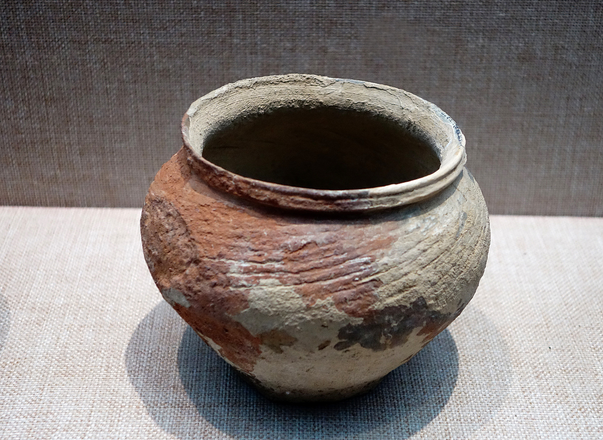 ***_***侈口罐,新石器时代·王墓山下类型,距今约6200-6000年,凉城县