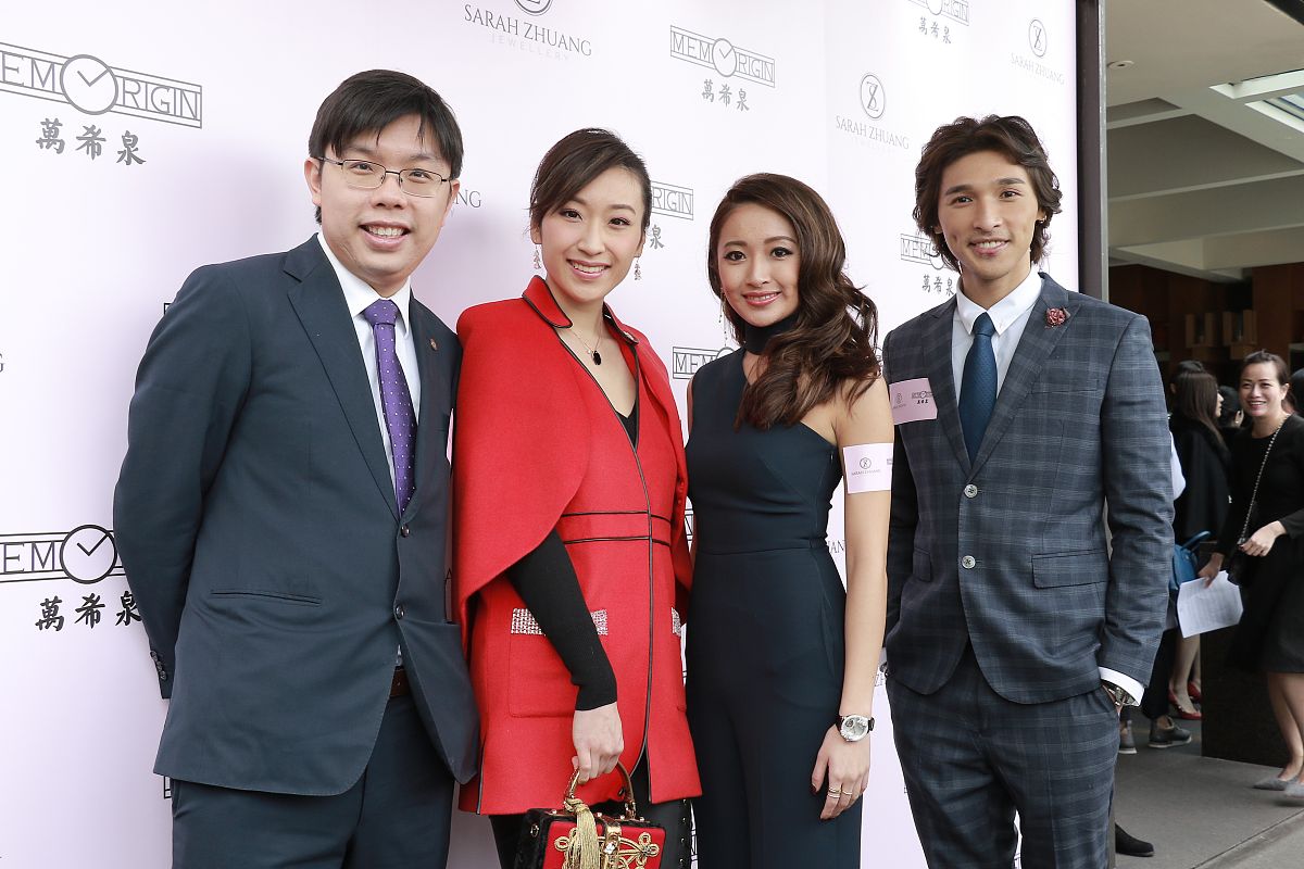 2017年2月9日,香港,明星出席sarah zhuang jewellery品牌成立开幕礼.