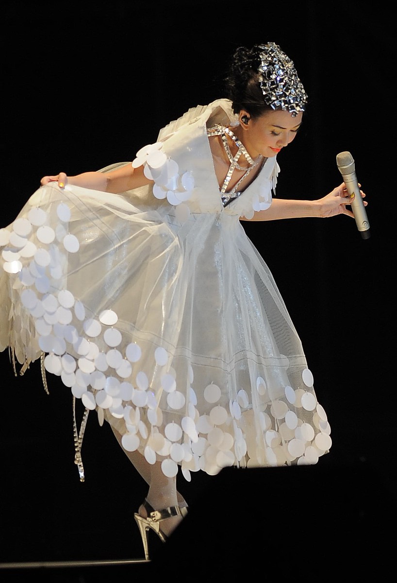 2010年8月28日,北京,孙燕姿《答案是》北京演唱会在首都体育馆举行.  