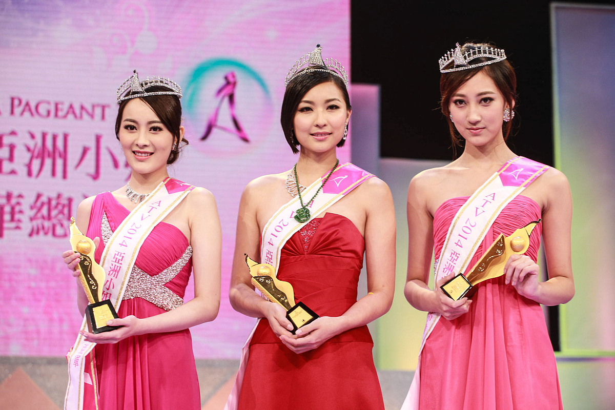 2014年10月26日,香港,2014亚洲小姐决赛举行.***_***