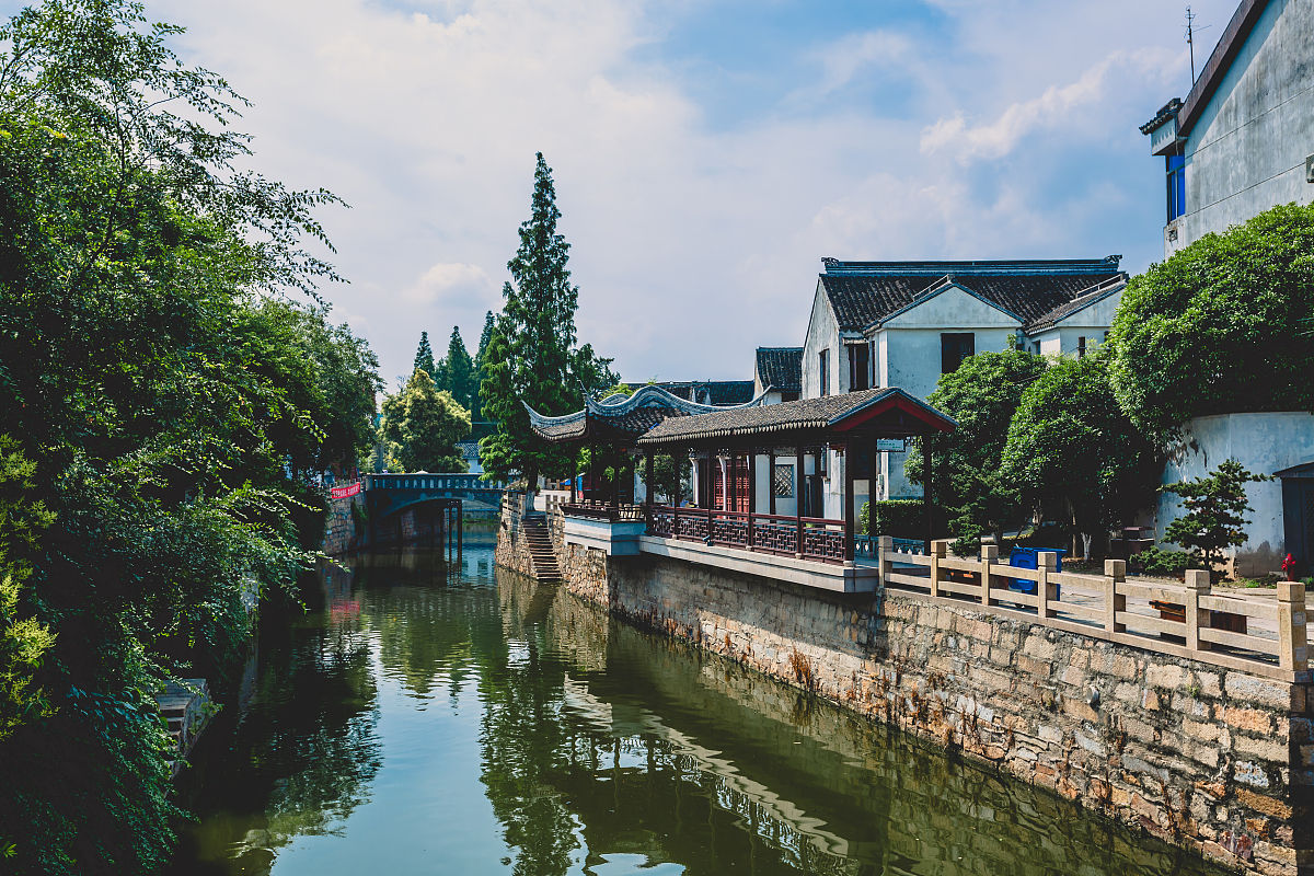 2019年6月24日,江苏省苏州市,太仓市沙溪镇,古镇风貌.
