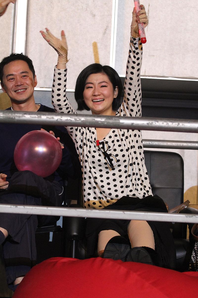 2011年12月4日,台北,歌坛新天后田馥甄(hebe)在台大体育馆举办《to my