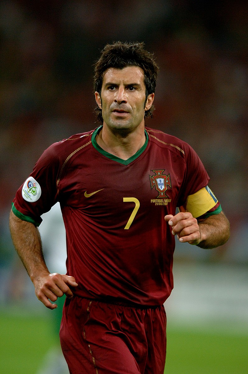 2006年6月21日,世界杯d组,葡萄牙2-1击败墨西哥.菲戈  luis figo, por