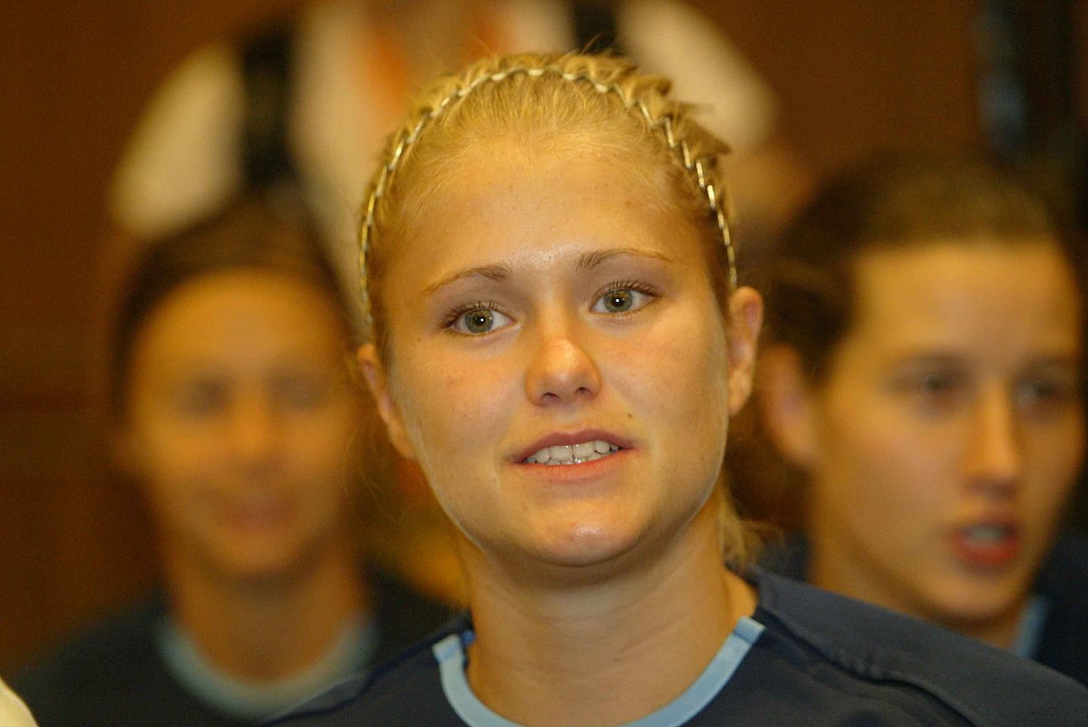 2007年9月14日,中国武汉,2007女足<strong>世界</strong>杯,丹麦国家女子足球队全体成员