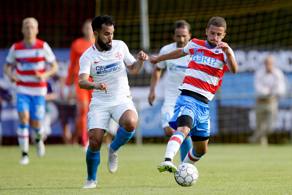 garderen, netherlands - july 4: (l-r) junior morais of steaua bu