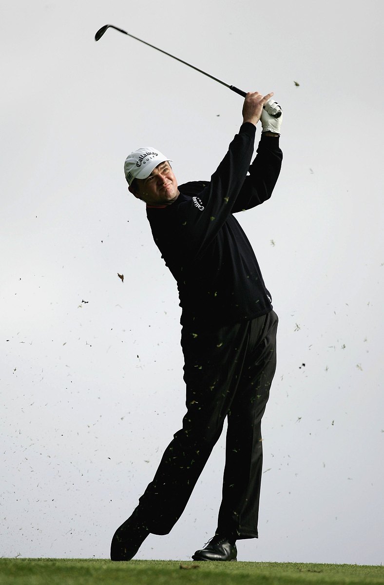madeira, portugal - march 23:  paul lawrie of scotland plays int